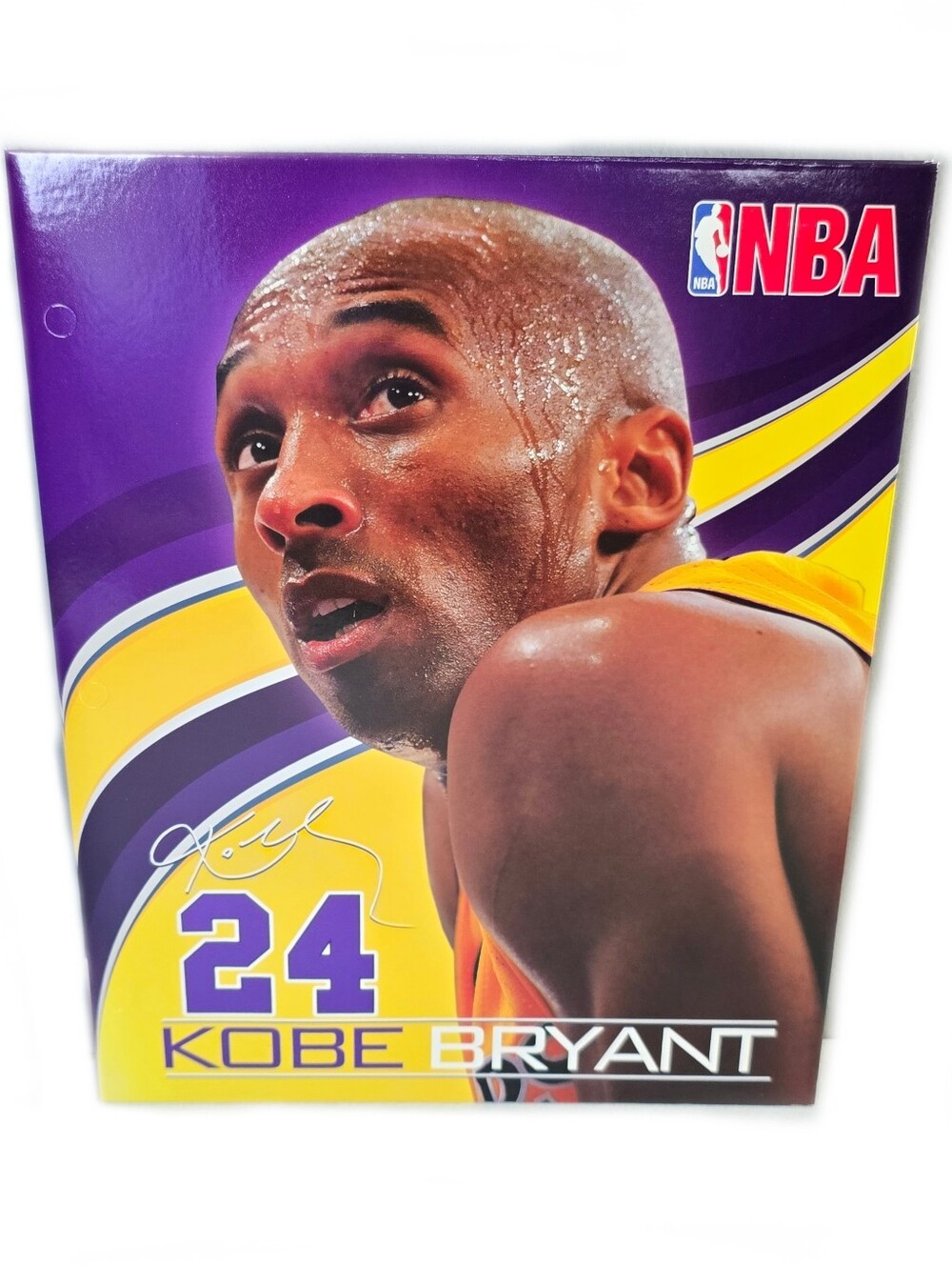 Lot Of 4 Kobe Bryant #24 Los Angeles Lakers 2 Pocket Folder NBA Black Mamba